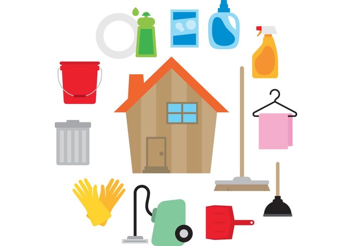 clean-house-vector