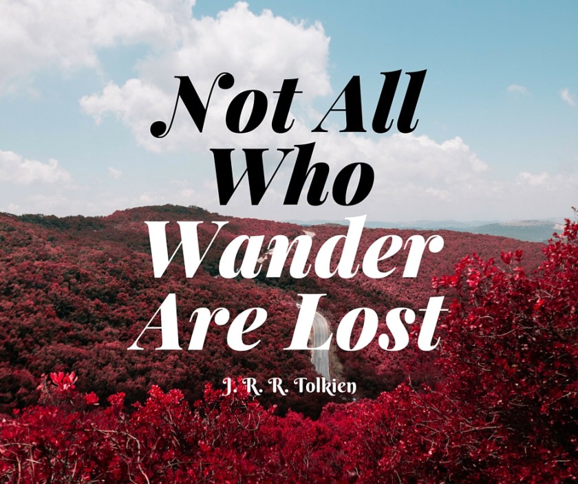 Not All Who Wander Are Lost